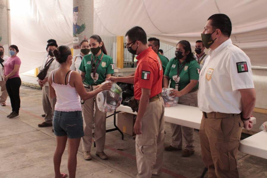 INM mantiene apoyo a afectados por inundaciones en Tabasco