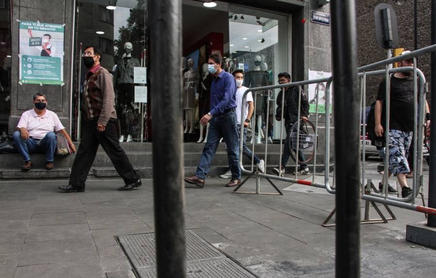 Unifica SEDECO a comercios y tiendas departamentales para su cierre en el Centro Histórico por COVID-19