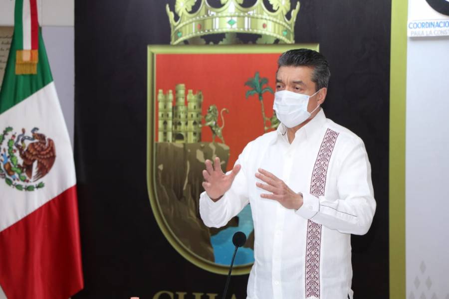 Rutilio Escand&oacute;n agradece a AMLO por permanecer atento a las necesidades de Chiapas