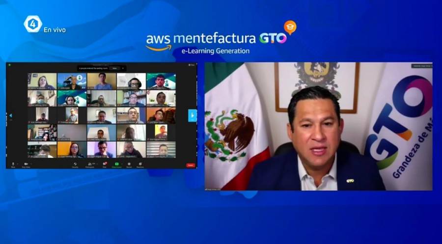 Guanajuato y AWS capacitará a más de 2 mil 500 jóvenes y docentes en tecnologías emergentes