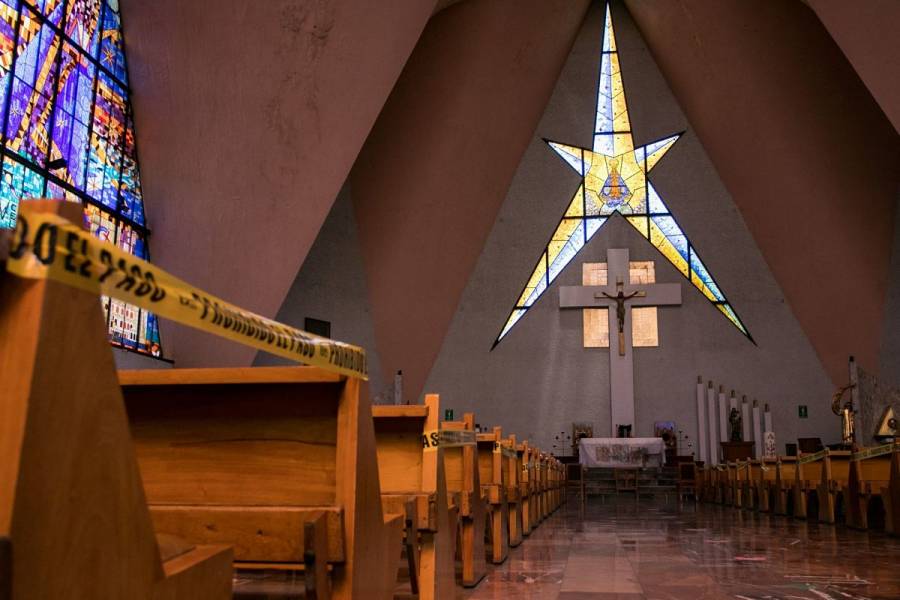 Iglesia cancela misas presenciales por semáforo rojo en CDMX y Edomex