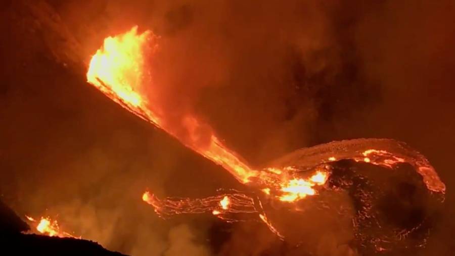 Volcán Kīlauea entra en erupción en Isla Grande de Hawái