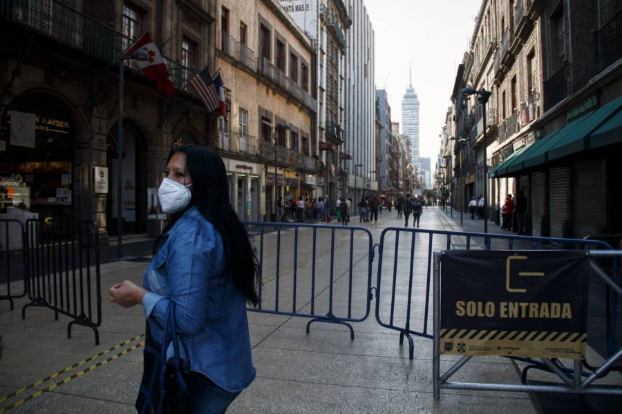 Reportan baja afluencia de visitantes en el Centro Histórico