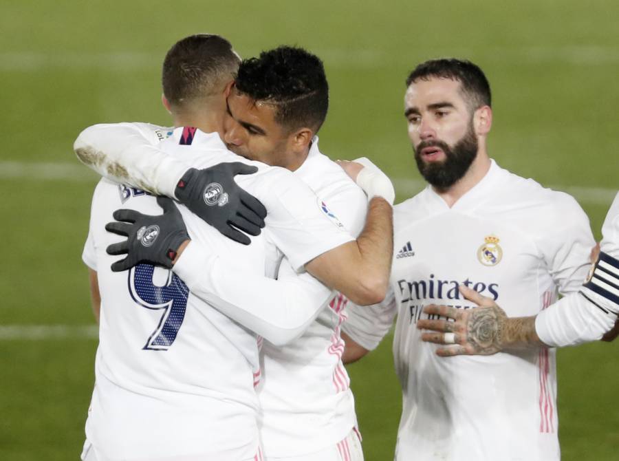 Casemiro y Benzema ponen al Real Madrid colíder en LaLiga