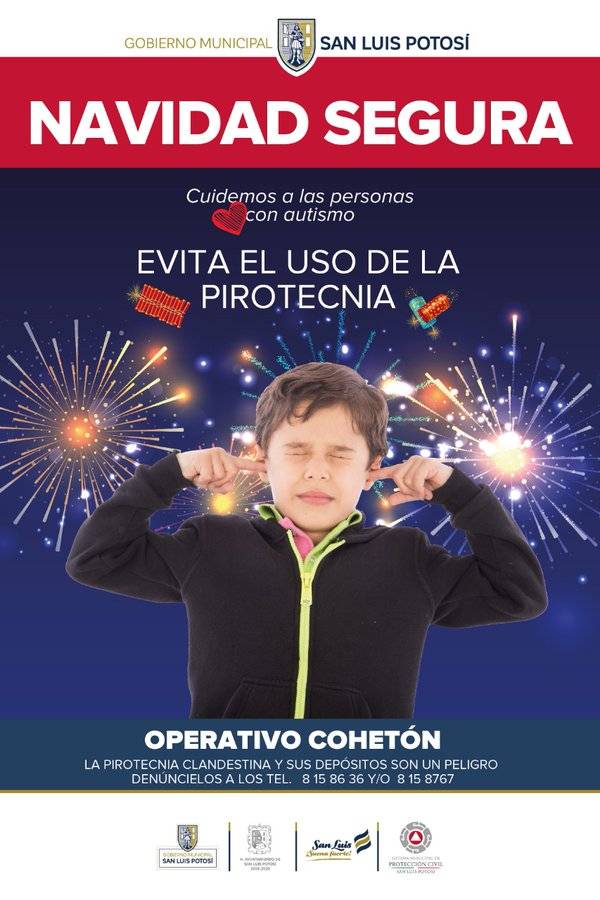 San Luis Potosí capital inicia Operativo Cohetón 2020