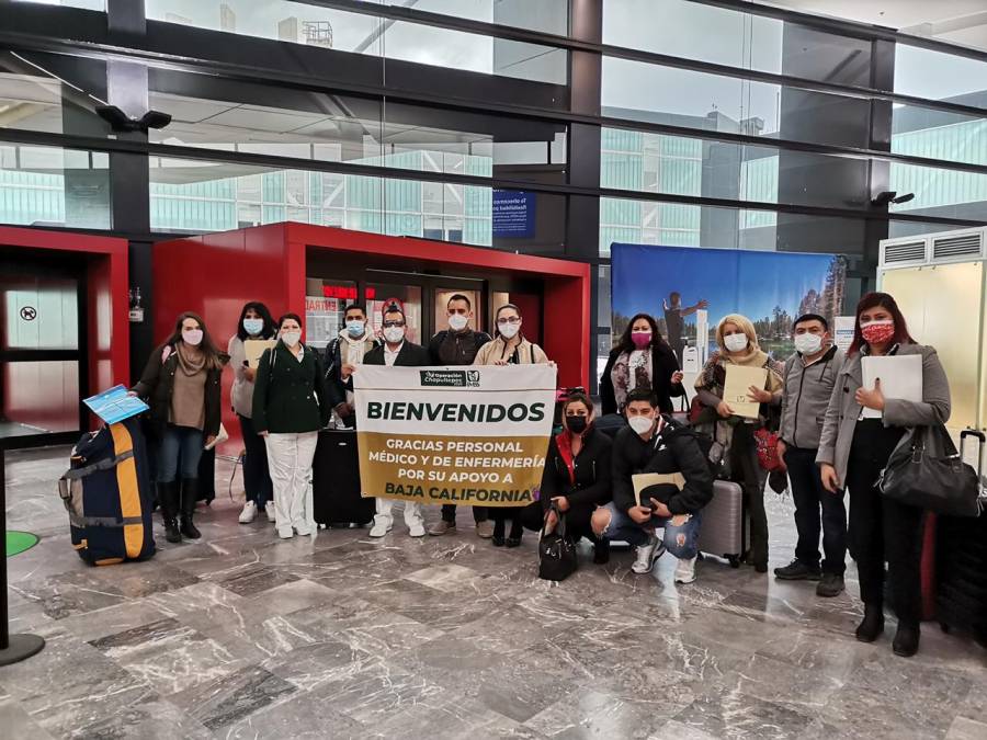 Recibe IMSS Baja California brigada COVID que apoyará en la lucha contra la enfermedad
