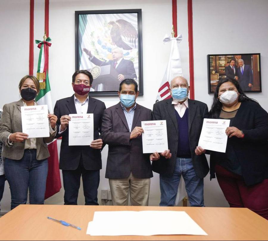 Morena y 'Unidos por un mejor país' firman convenio rumbo a 2021