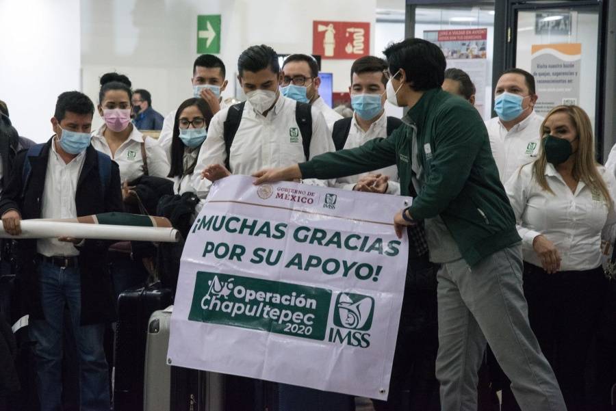 Agradecen a personal del IMSS  por la Operación Chapultepec