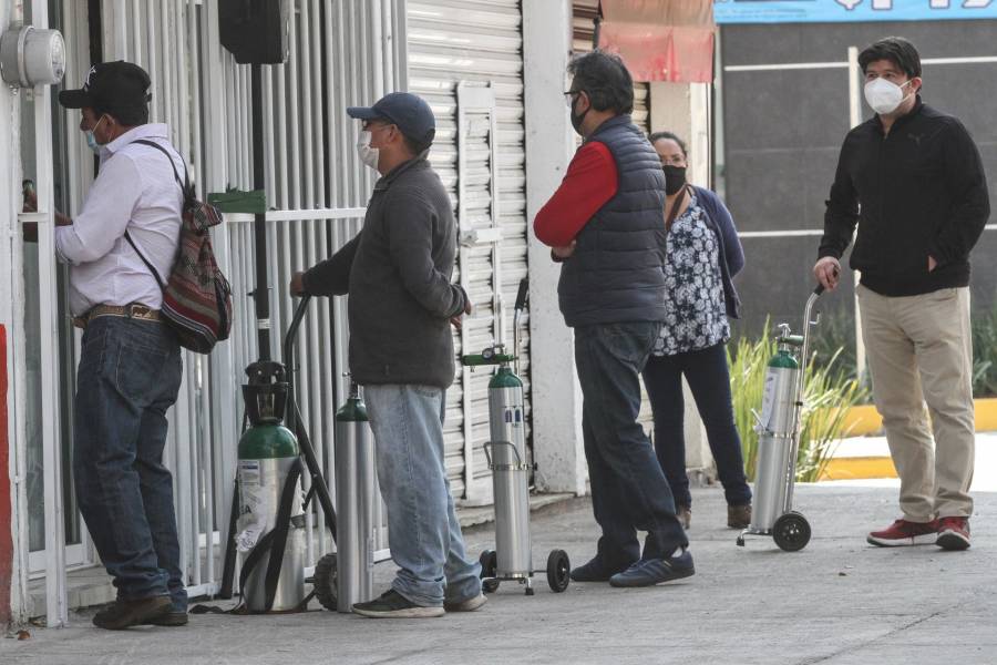 Entre la vida y la muerte por el oxígeno