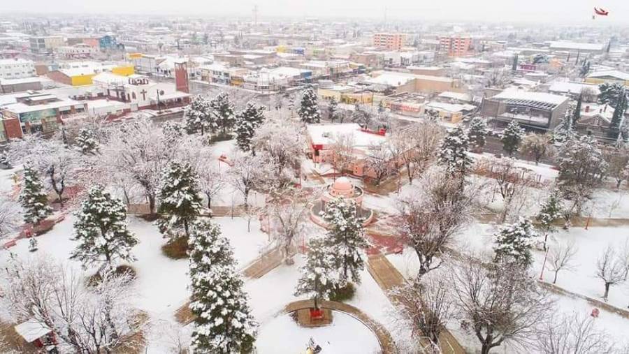 Nevadas pintan de blanco Durango y Chihuahua