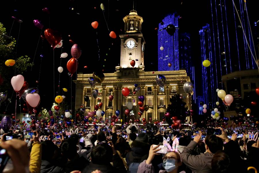 Wuhan celebra año nuevo como si no existiera el Covid