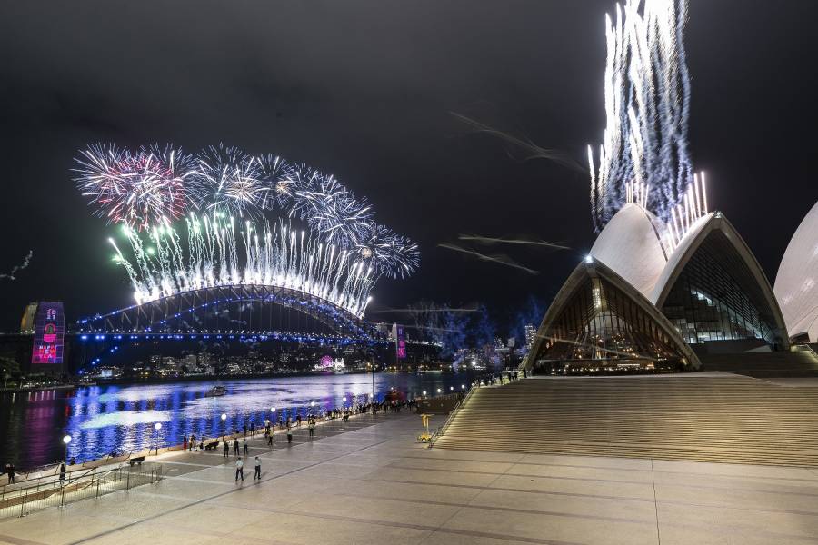 Video: Así se celebra la llegada del 2021 en el mundo