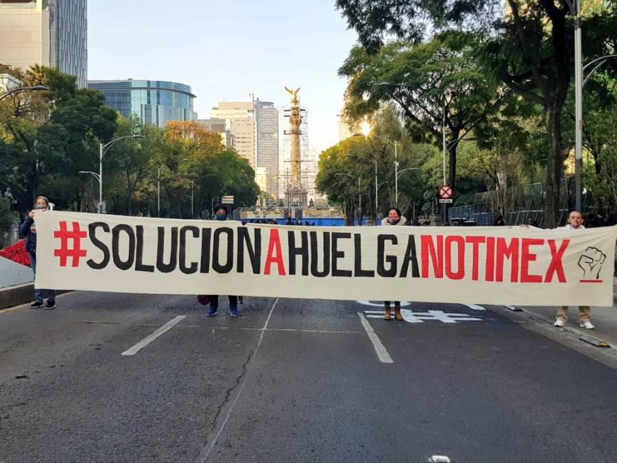 Avanza proceso de imputabilidad para dar solución a Huelga de Notimex