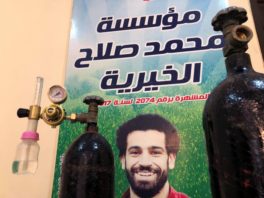 Mohamed Salah dona tanques de oxígeno para afectados por COVID-19 en Egipto