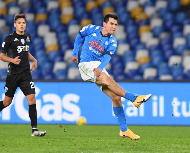 “Chucky” brilla en la victoria del Napoli sobre el Empoli en la Copa Italia