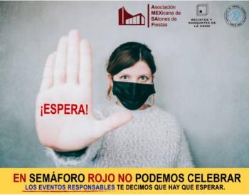 SEDECO y sector de banquetes y fiestas, lanzan campa&ntilde;a para reducir reuniones en la CDMX