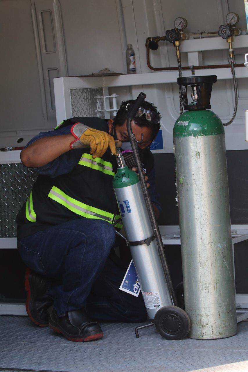 Consigue y rellena gratis tanques de oxígeno en CDMX y EDOMEX