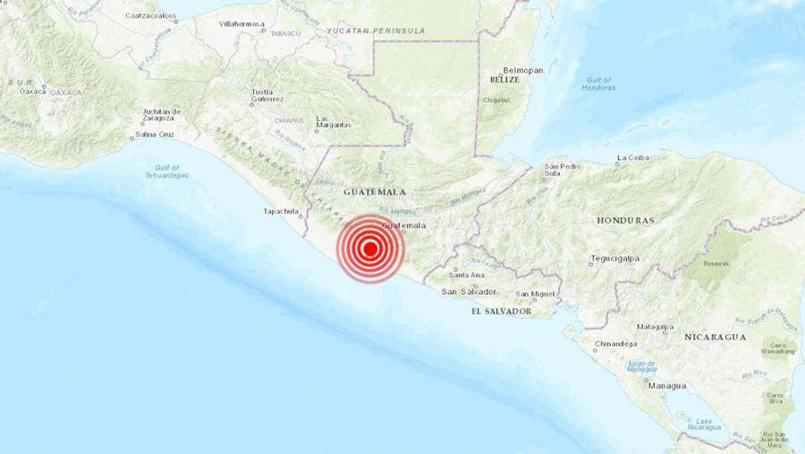 Sismo sacude a Guatemala