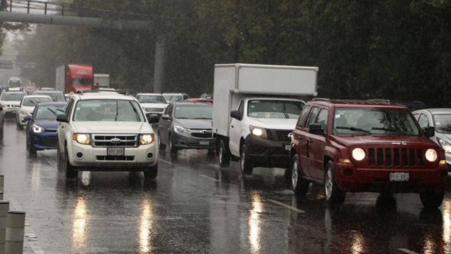 Se registran lluvias en gran parte de la CDMX