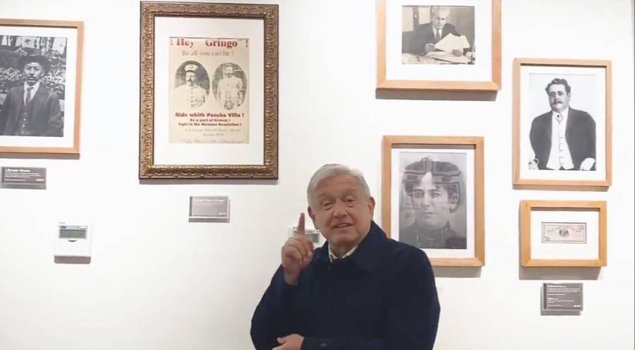 AMLO saluda a Manuel García Hernández, contemporáneo de la Revolución Mexicana, tiene 124 años de edad