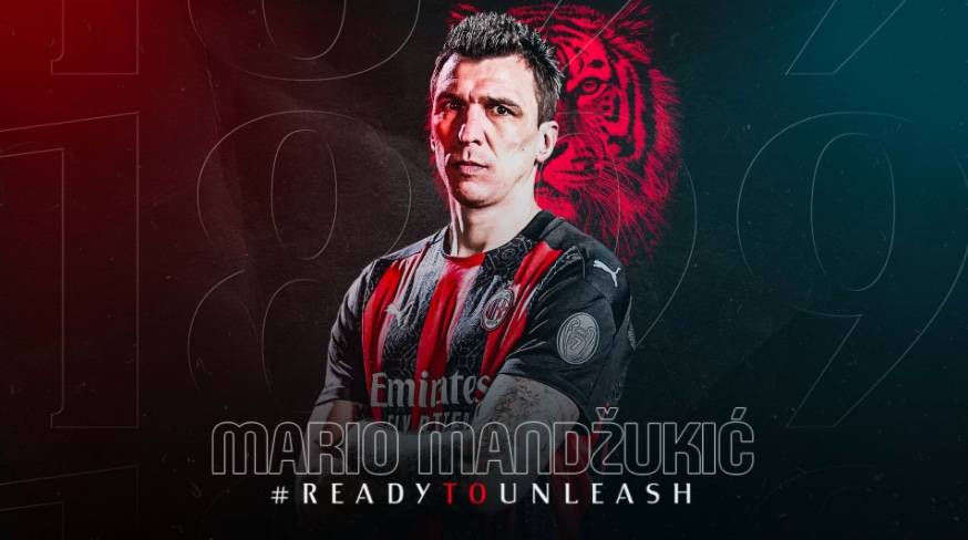 Oficial: Mario Mandzukic se une al AC Milan