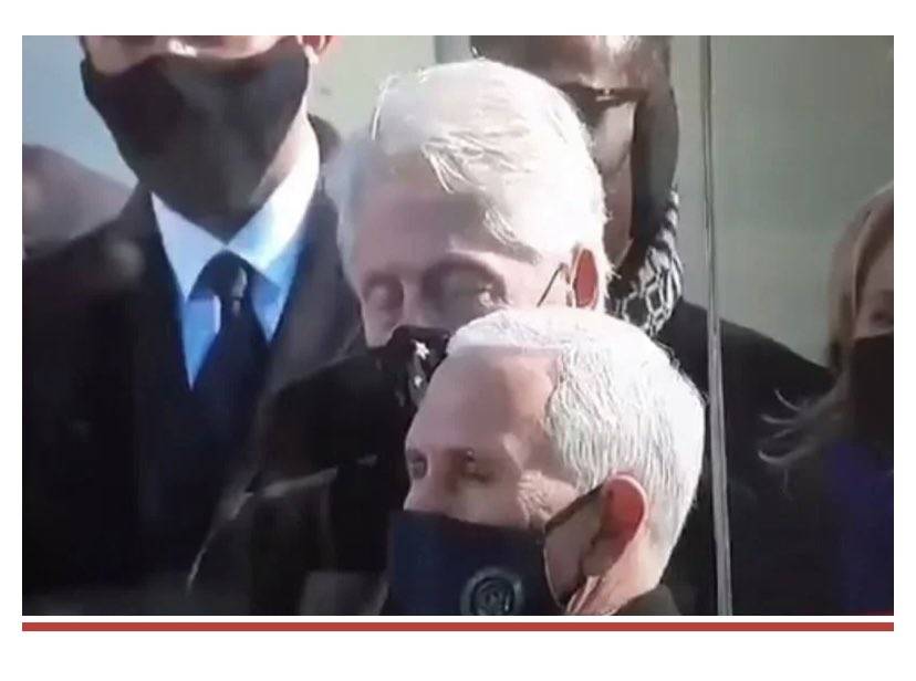 Bill Clinton se habría dormido durante discurso de Joe Biden