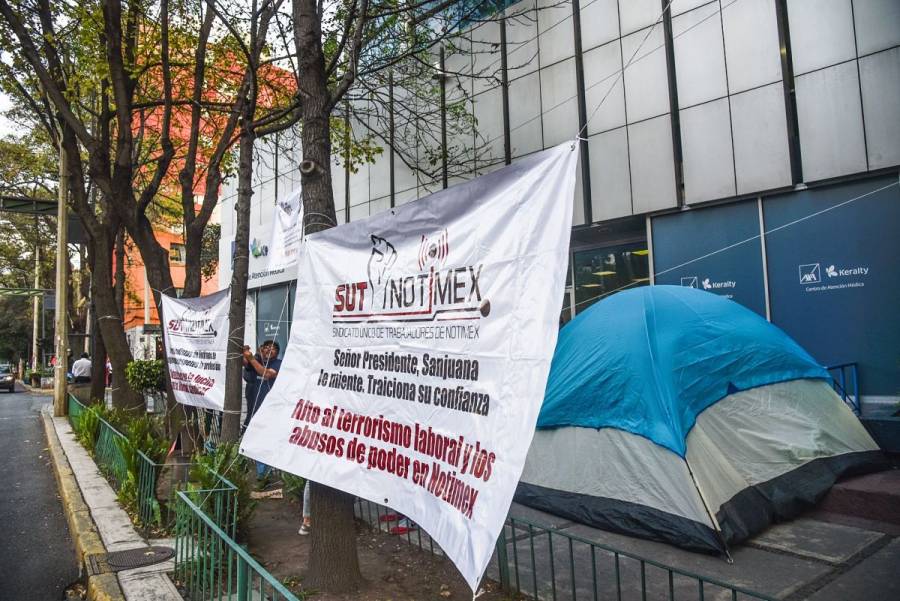 Huelga de Notimex cumple 11 meses; urge que Secretaría del Trabajo resuelva