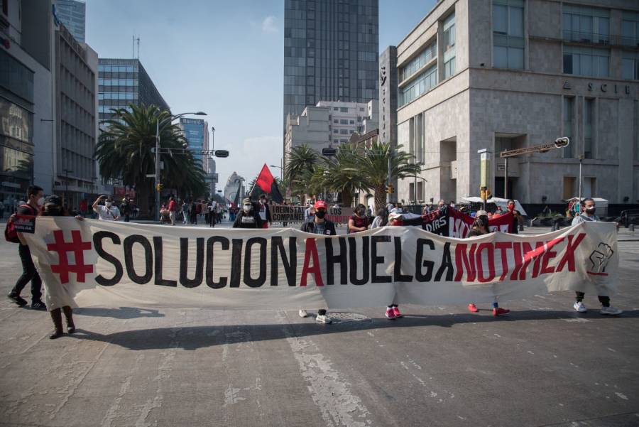 Pretende Sanjuana contratar a nuevos trabajadores en medio de huelga: SutNotimex