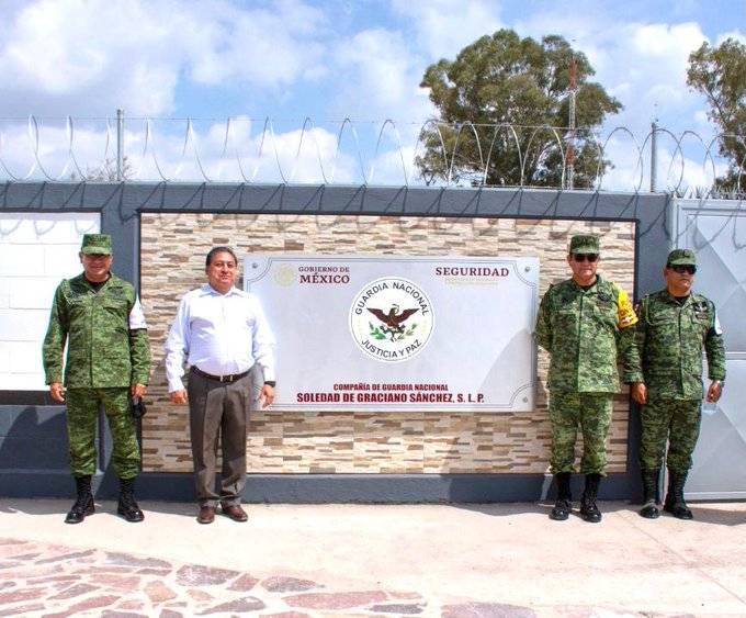 Ante visita de AMLO a Municipio de Soledad, alcalde supervisa cuartel de la Guardia Nacional