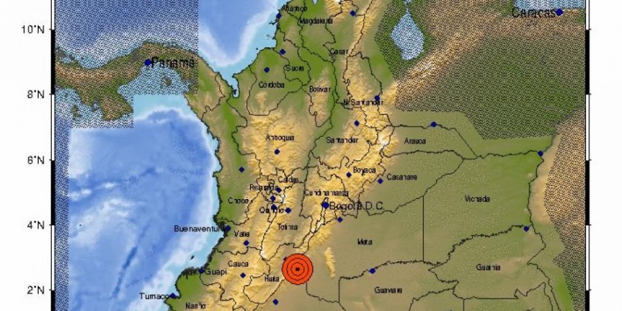 Sismo de 5.1 sacude a Colombia