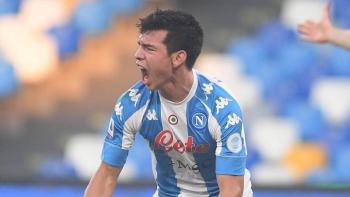 “Chucky” Lozano marca el gol m&aacute;s r&aacute;pido en la historia del Napoli