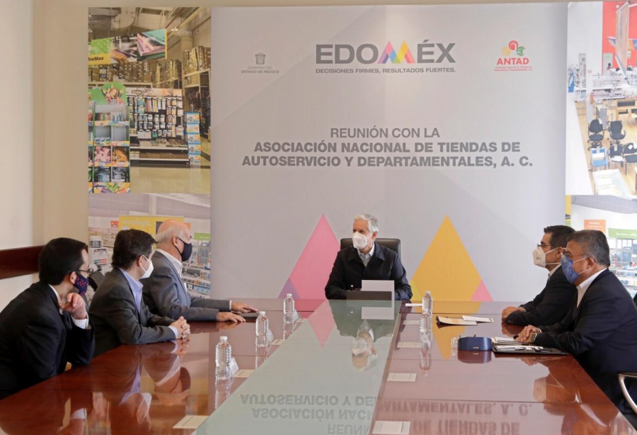Sector empresarial y gobierno enfrentarán reactivación económica: gobernador Del Mazo