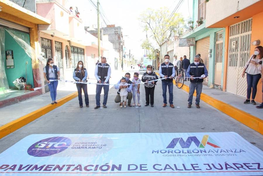 Entrega gobernador de Guanajuato obras por más de 50 MDP en Moroleón