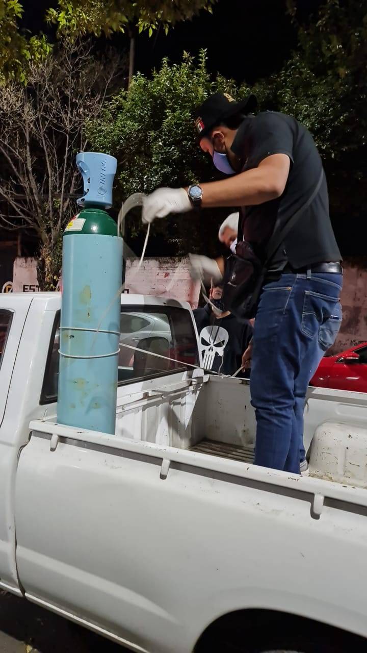 Inicia Xochimilco entrega de tanques de oxígeno para enfermos Covid-19