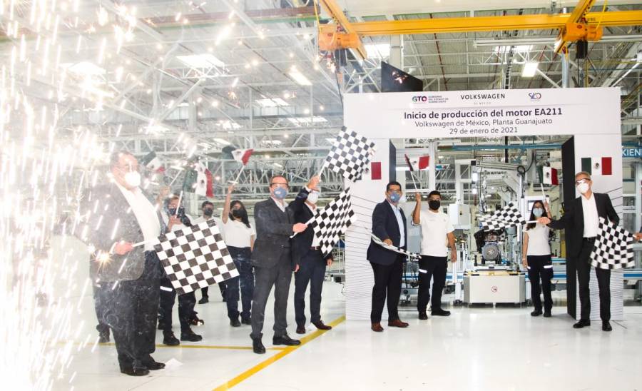 Inicia Volkswagen Silao producción de motor vanguardista