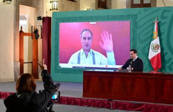 AMLO, pr&aacute;cticamente asintom&aacute;tico: L&oacute;pez-Gatell