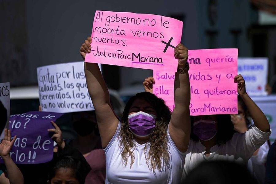 Protestan en Chiapas para exigir justicia tras feminicidio de Mariana