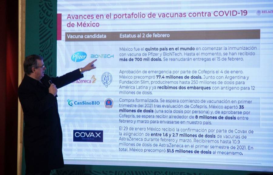 De que vamos a tener vacunas, las vamos a tener: Marcelo Ebrard