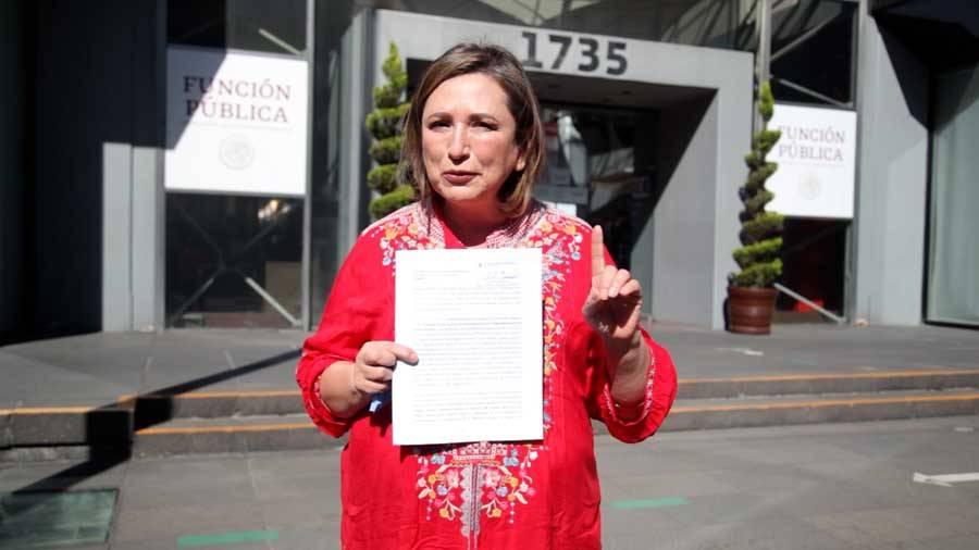 Xóchitl Gálvez presentó denuncia por presuntas compras irregulares