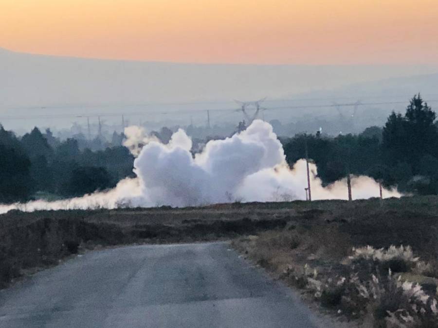 Desalojan a 300 personas por fuga de gas en Texmelucan, Puebla