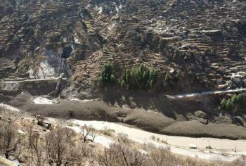 Drones ayudan en b&uacute;squeda de desaparecidos tras avalancha en el Himalaya