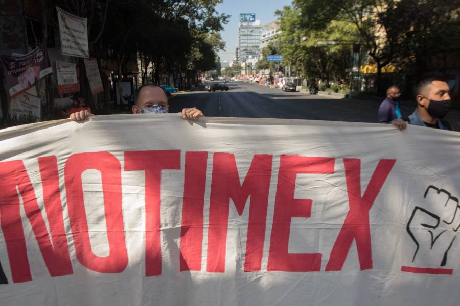 Trabajadores de Notimex y La Jornada se reúnen con la Segob