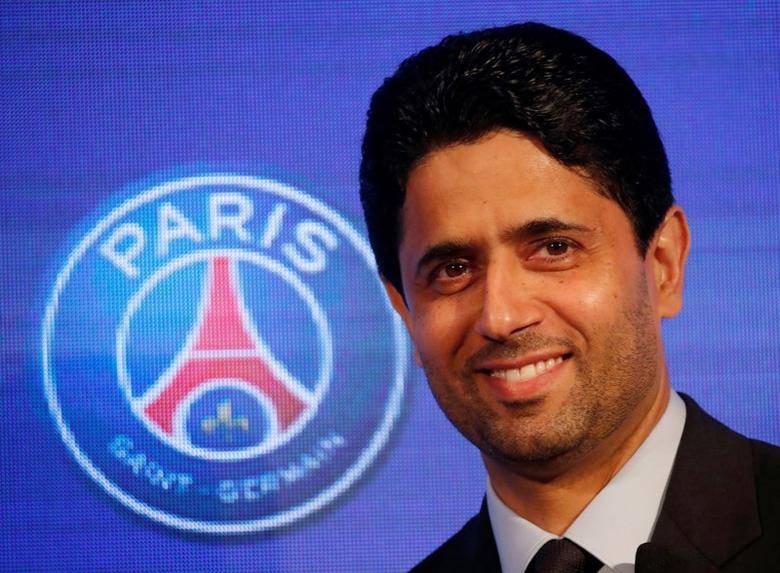 Aficionados del Barcelona insultan al presidente del PSG