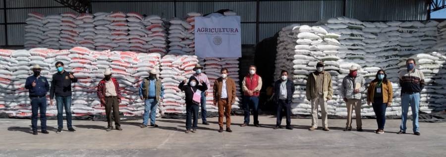 Alcanza Tlaxcala m&aacute;s del 47% en la entrega fertilizantes