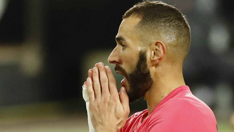 Karim Benzema se suma a la lista de bajas por lesión del Real Madrid