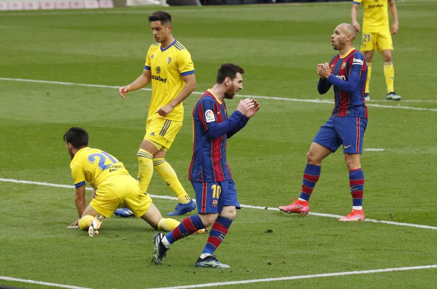 Barcelona empata ante el Cádiz y da un paso atrás en LaLiga