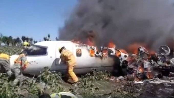 MUEREN 6 MILITARES EN ACCIDENTE AÉREO