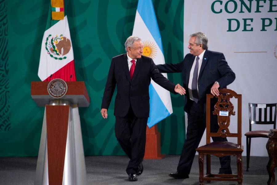 Alberto Fernández, presidente de Argentina, acude a la ‘mañanera’