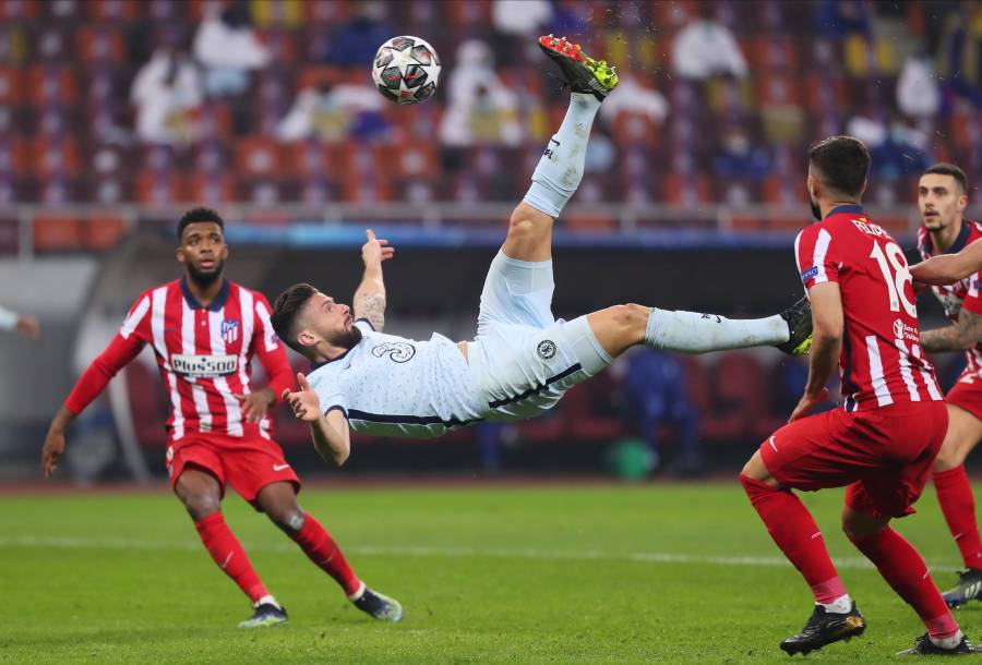 Chelsea gana al Atl&eacute;tico de Madrid con una chilena de Giroud