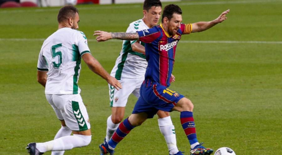 Lionel Messi le da al Barcelona la victoria ante el Elche